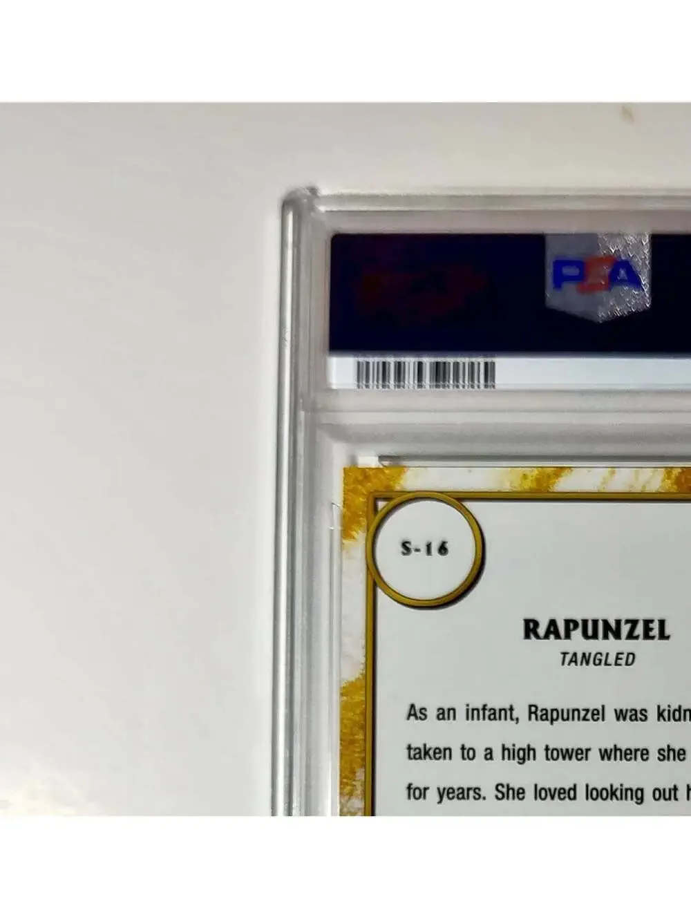 Rapunzel 2025 Topps Shiny Disney Wonder #S-16 Card Tangled PSA 9